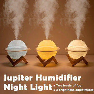 Jupiter Night Light 3D Planet Air Humidifier