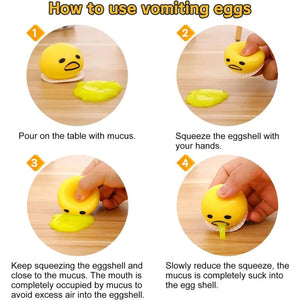 Squishy Egg Yolk Stress Reliever Toy