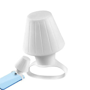 Silicone Phone Lampshade & Night Light Holder