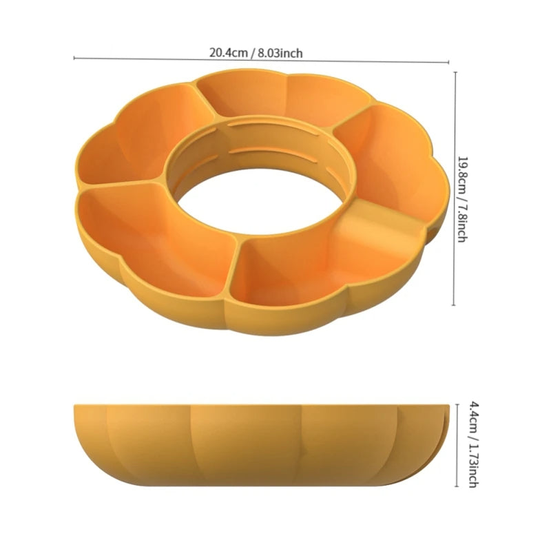 "SnackMate™ Silicone Snack Tray