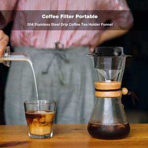Foldable Stainless Steel Pour Over Coffee Maker