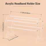 Acrylic Headband Hairband Holder