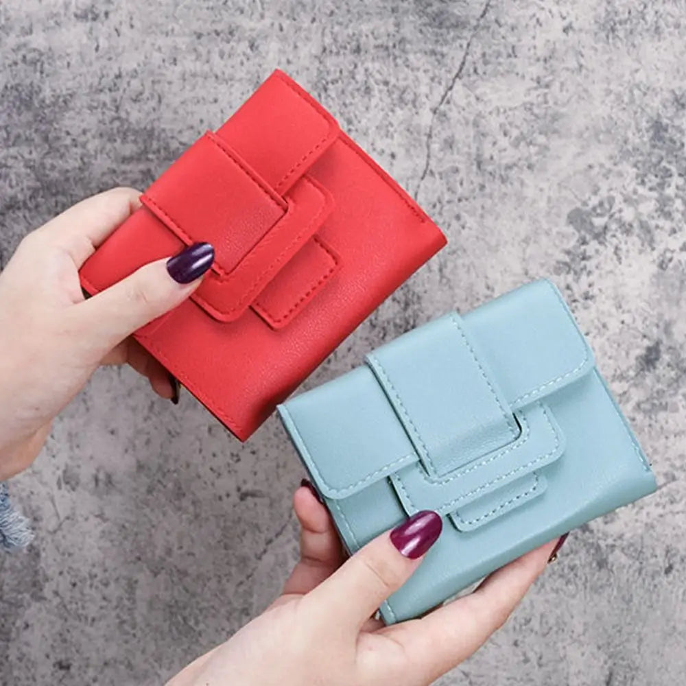 Korean Chic Solid Color Wallet