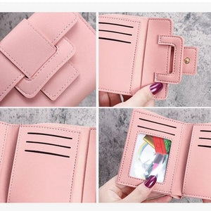 Korean Chic Solid Color Wallet