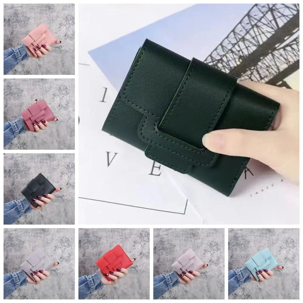 Korean Chic Solid Color Wallet