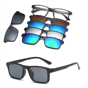 VersaClip: 6-In-1 Magnetic Sunglasses Clip