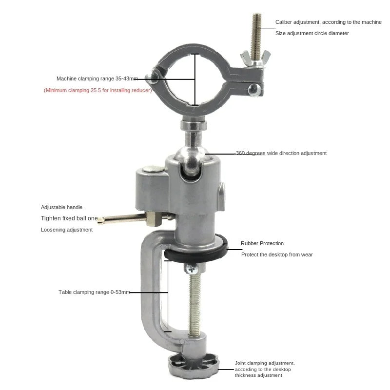 360° Universal Table Vice Clamp