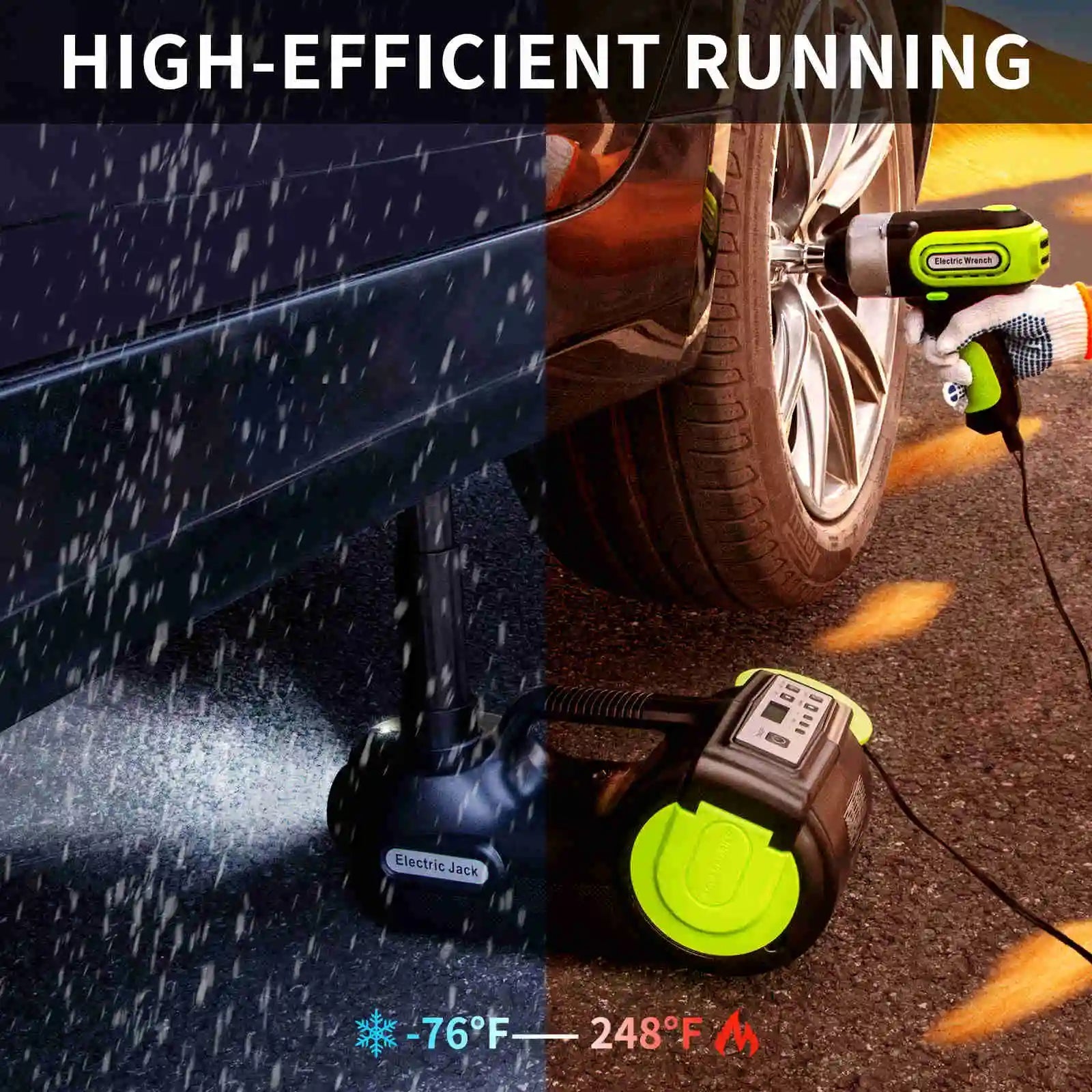 PowerPro 5T Car Electric Jack Set