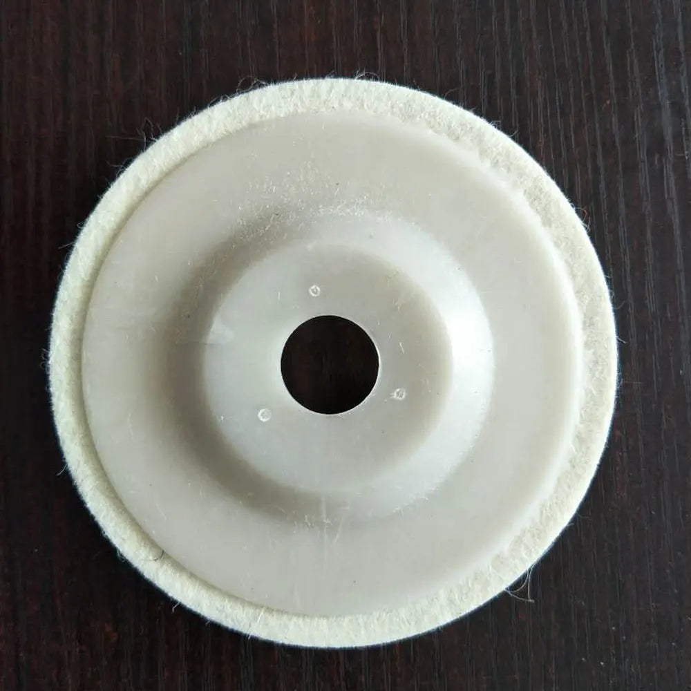 Wool Polishing Wheel Disc - Premium 100 Angle Grinder Pad