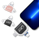 4-in-1 USB OTG Memory Card Reader Adapter