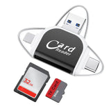 4-in-1 USB OTG Memory Card Reader Adapter