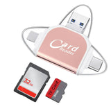 4-in-1 USB OTG Memory Card Reader Adapter