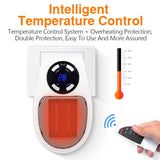 Portable Electric Heater & Remote Warmer