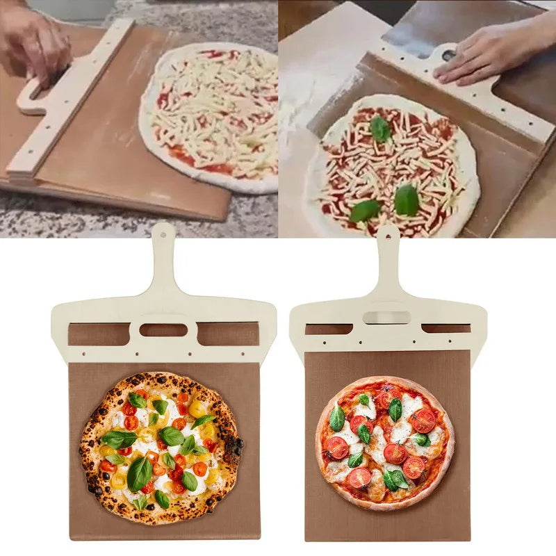 Wooden Pizza Peel Set