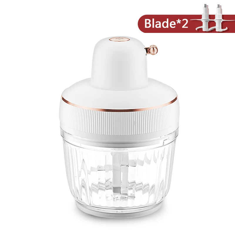 JIQI 2-Gear Electric Meat Mincer & Spice Grinder