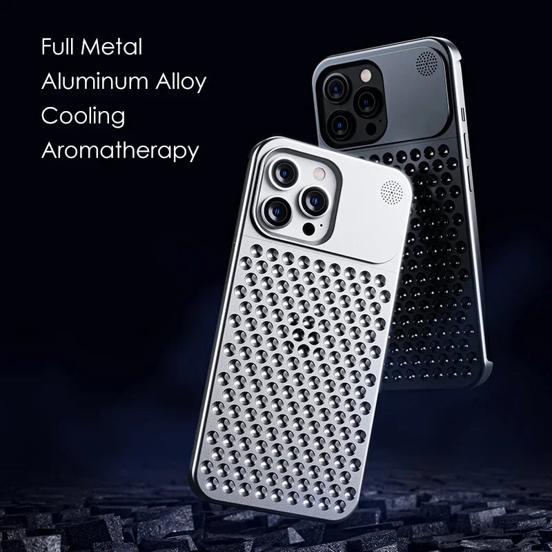 AuraGuard™ Aromatherapy Aluminum iPhone 15 Pro Case