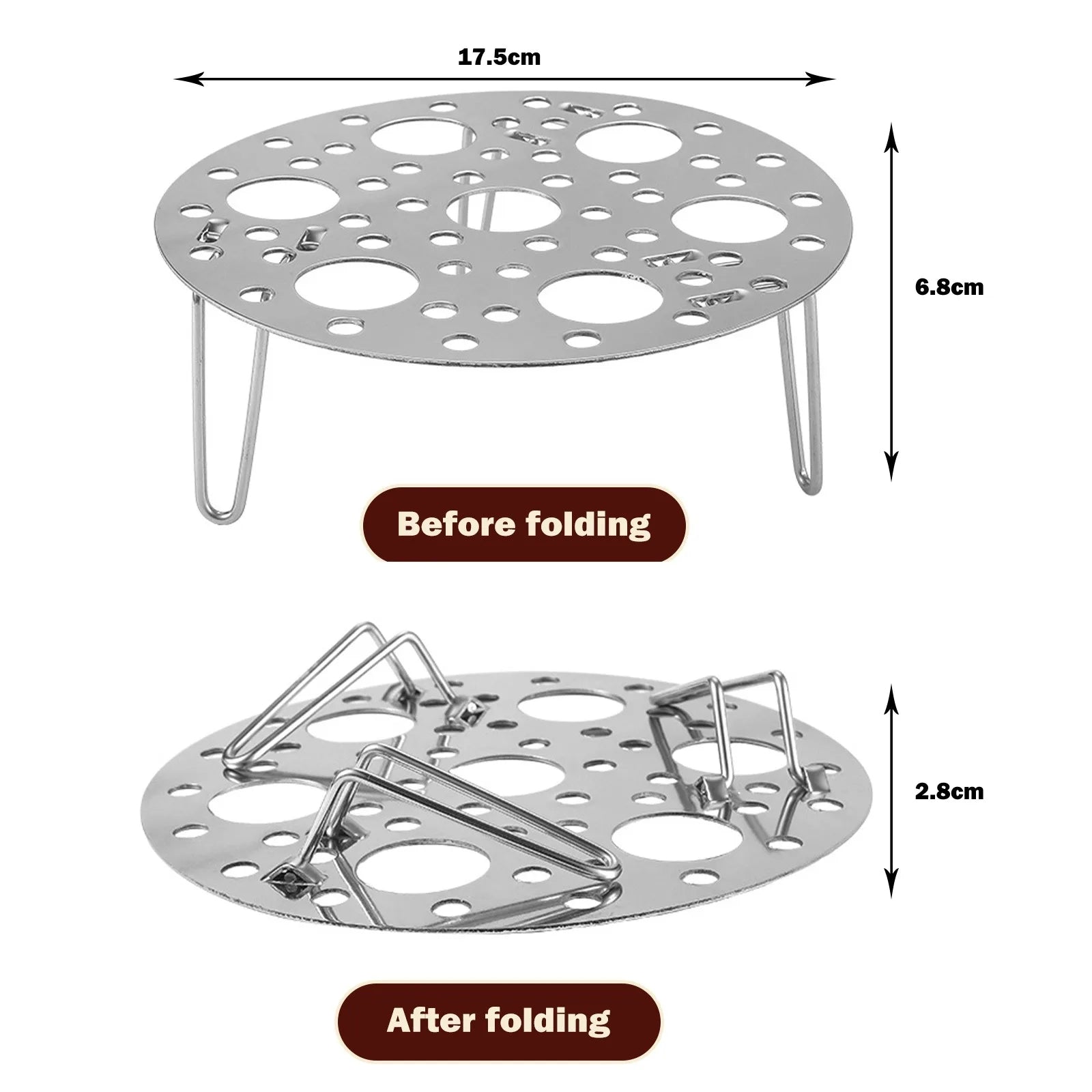 304 Stainless Steel Steamer Rack