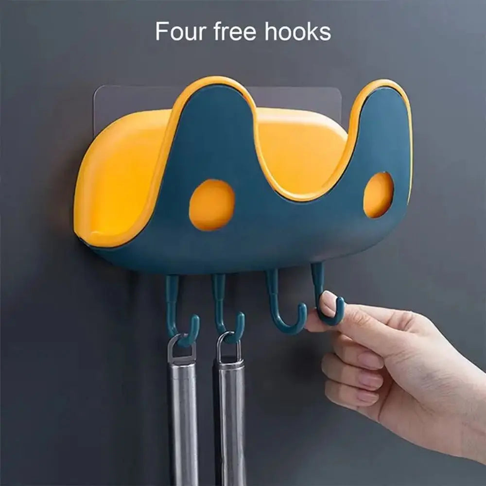 Wall-Mounted Pot Lid Organizer