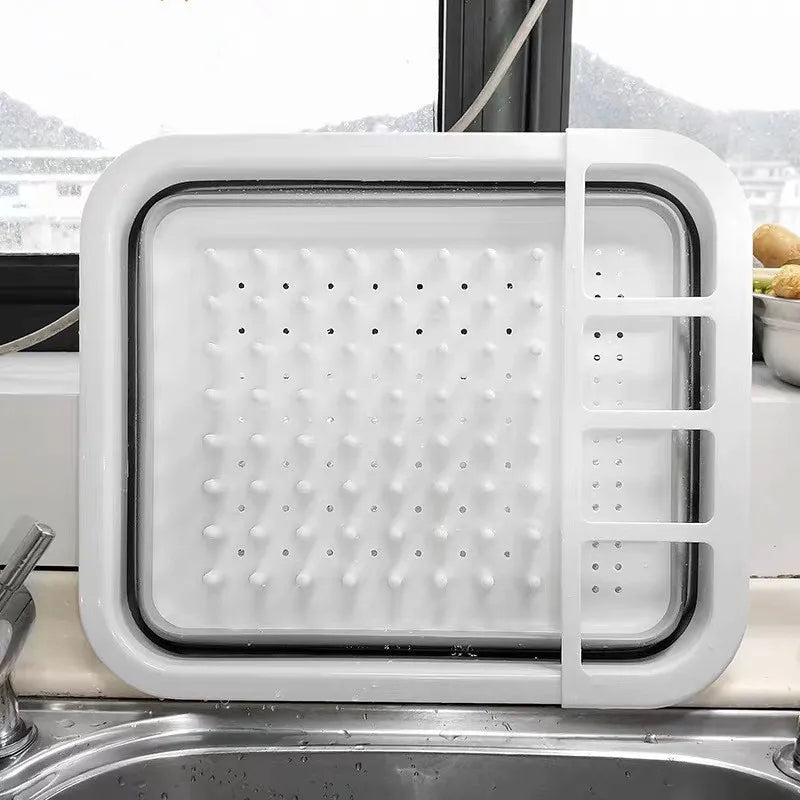 FlexiSpace™ Silicone Drain Bowl & Chopstick Rack