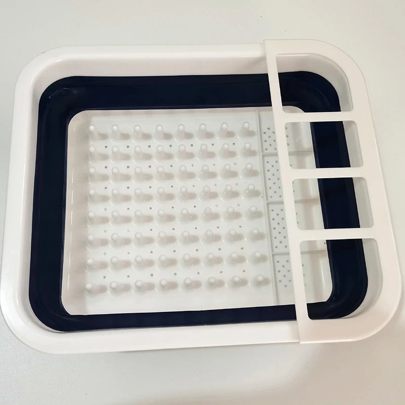 FlexiSpace™ Silicone Drain Bowl & Chopstick Rack