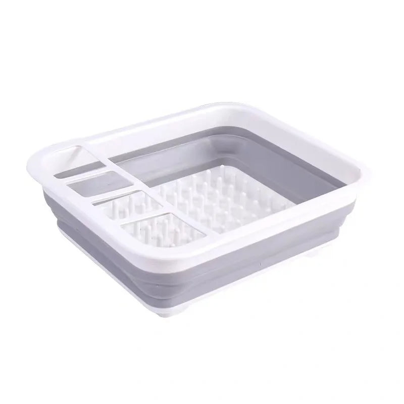 FlexiSpace™ Silicone Drain Bowl & Chopstick Rack