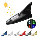 Solar Car Shark Fin Antenna LED Light