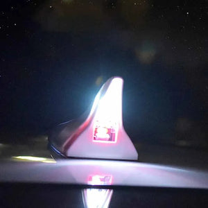 Solar Car Shark Fin Antenna LED Light