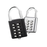 Travel Smart: 8-Digit Zinc Alloy Combination Padlock