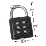 Travel Smart: 8-Digit Zinc Alloy Combination Padlock