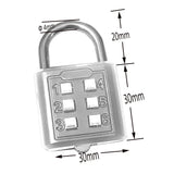 Travel Smart: 8-Digit Zinc Alloy Combination Padlock