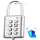 Travel Smart: 8-Digit Zinc Alloy Combination Padlock