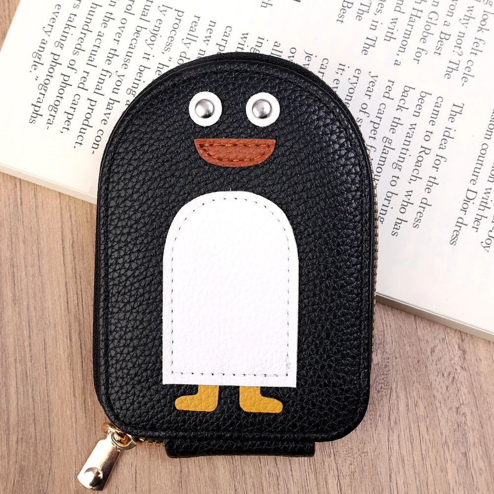 Arctic Penguin Zippered Wallet