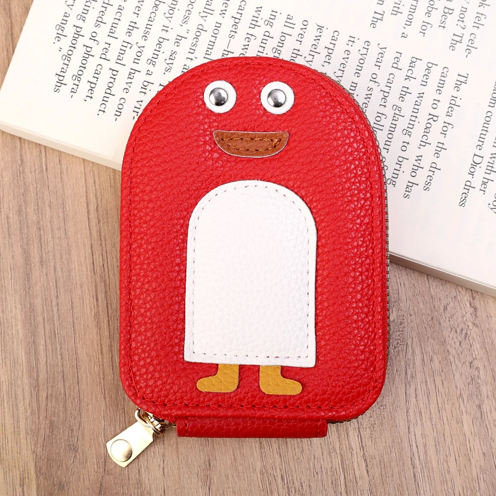 Arctic Penguin Zippered Wallet