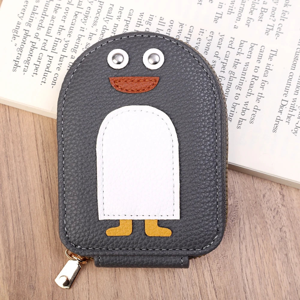 Arctic Penguin Zippered Wallet