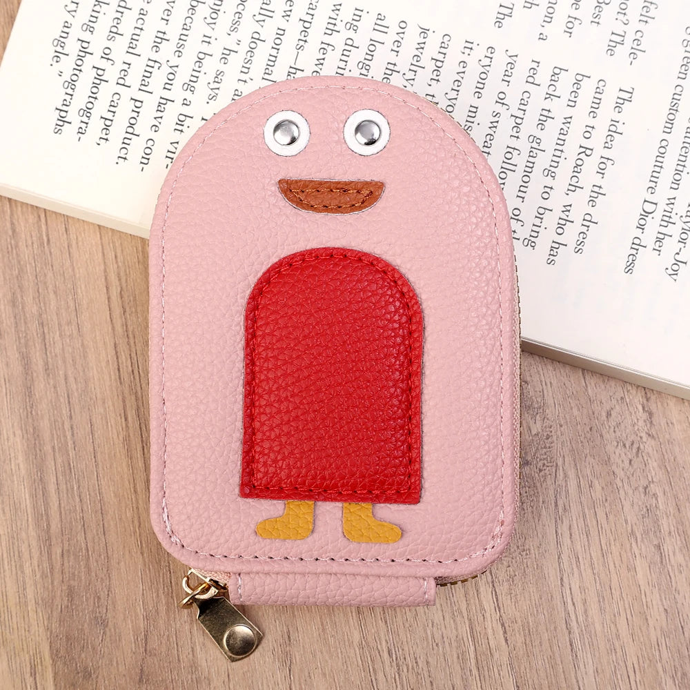 Arctic Penguin Zippered Wallet