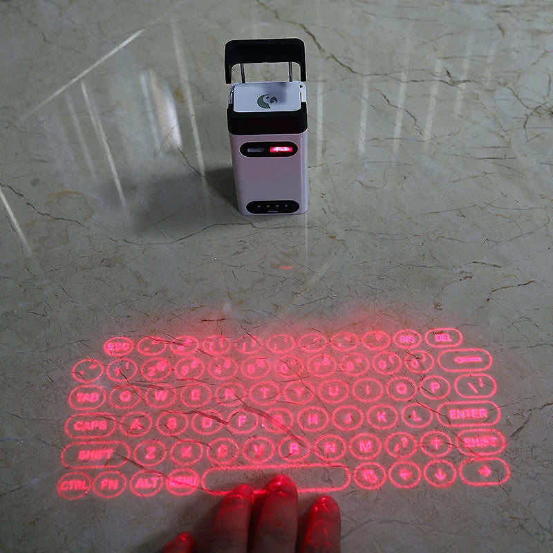 Wireless Laser Projection Keyboard & Mouse Combo – Bibtic