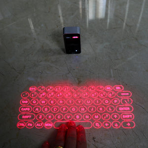 Wireless Laser Projection Keyboard & Mouse Combo