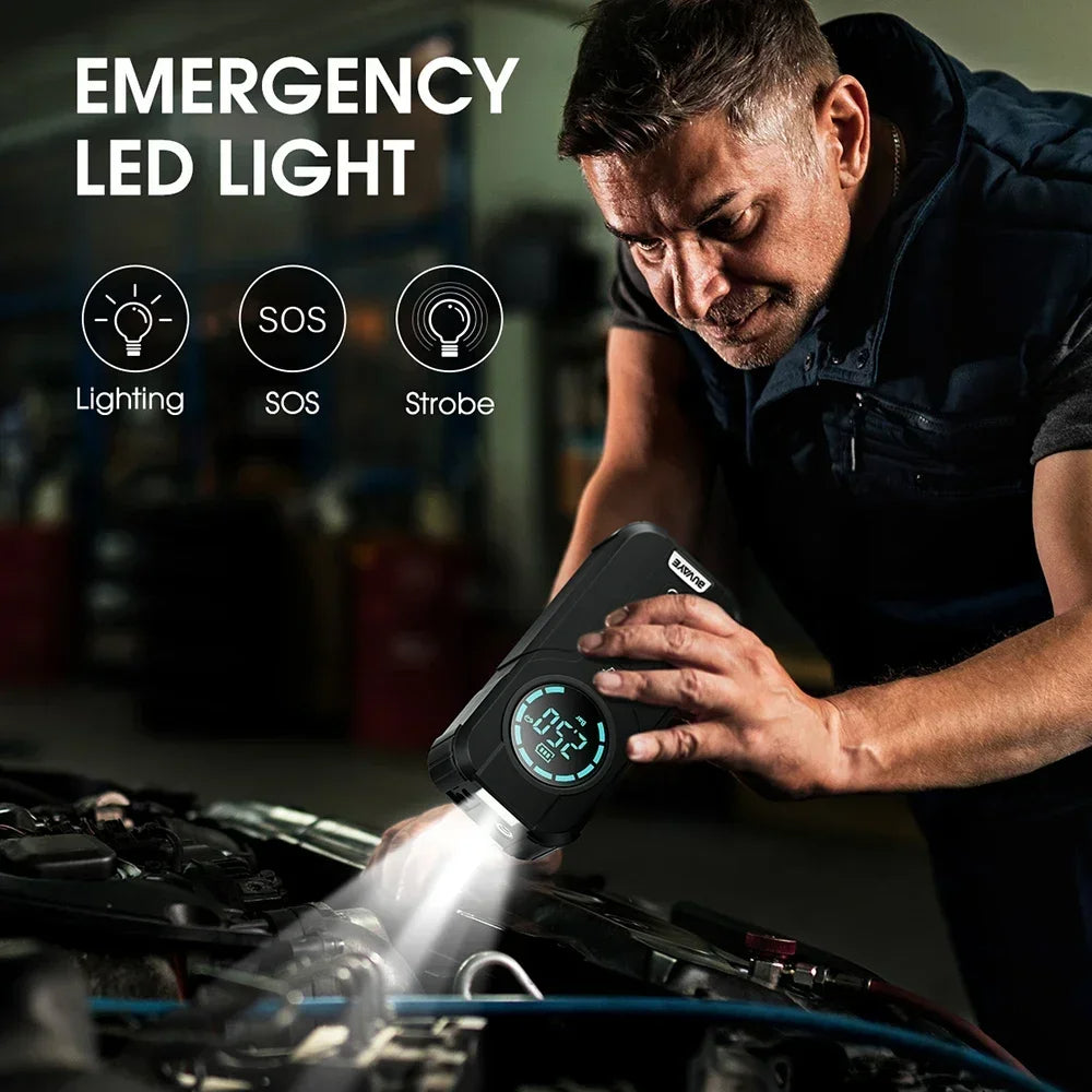 VoltBoost Pro Car Jump Starter & Air Compressor Kit