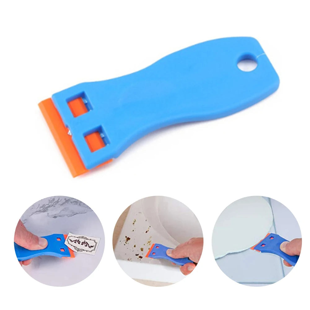 10-Piece Plastic Razor Blade Set for Vinyl & Glue Removal