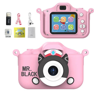 Black Cat Detective Camera for Kids