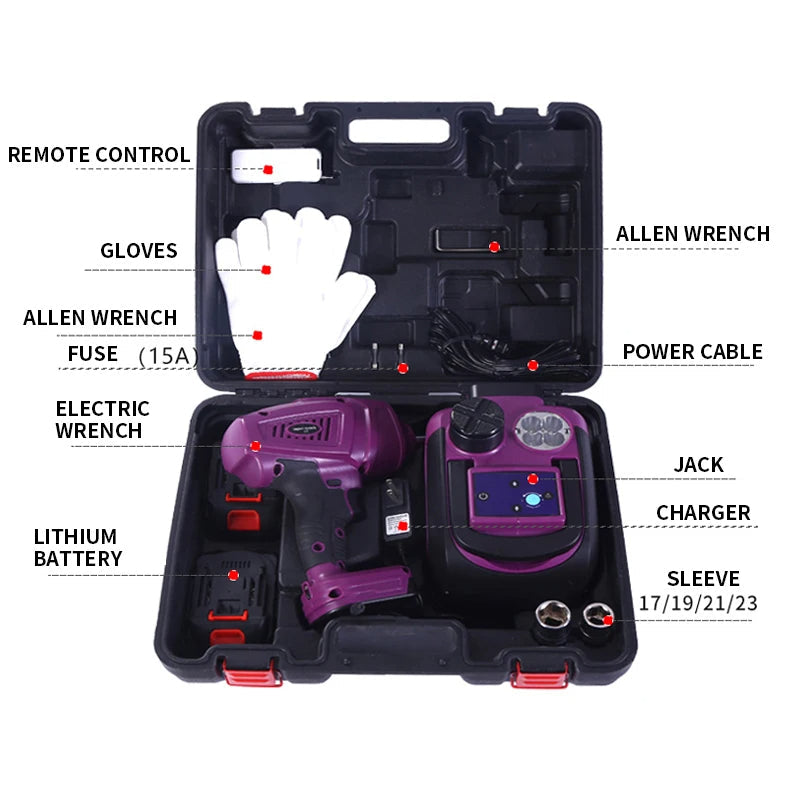 Cordless Electric Jack & Hydraulic Wrench Set