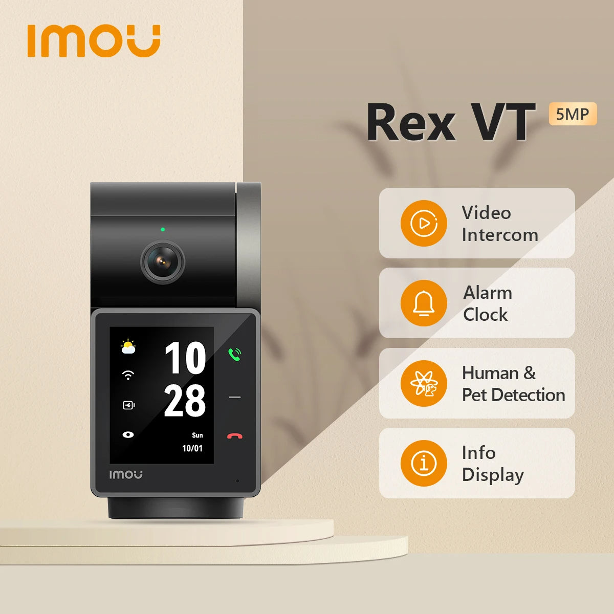 IMOU Rex VT Pro Indoor Wifi PTZ Camera