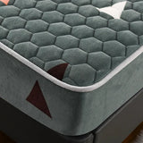 VelvetDreams Quilted Mattress Cover