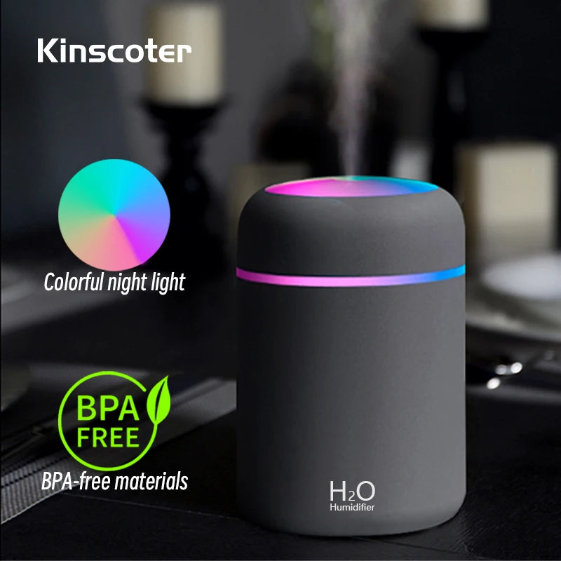 USB Mini Air Humidifier & Aroma Diffuser