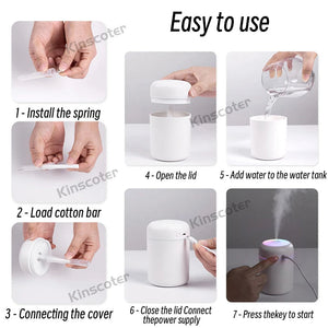 USB Mini Air Humidifier & Aroma Diffuser