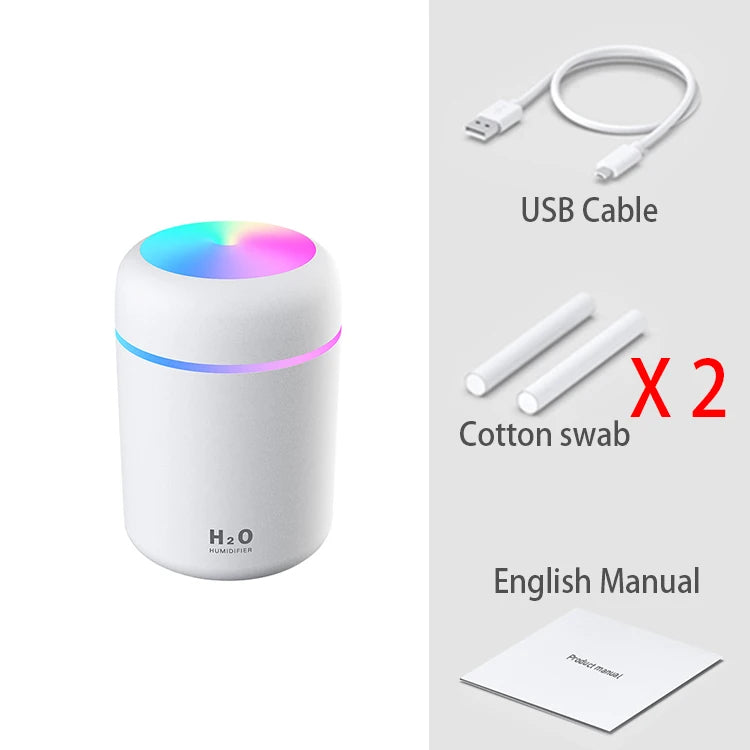 USB Mini Air Humidifier & Aroma Diffuser