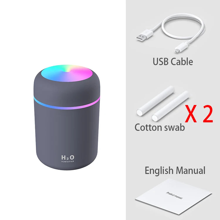 USB Mini Air Humidifier & Aroma Diffuser