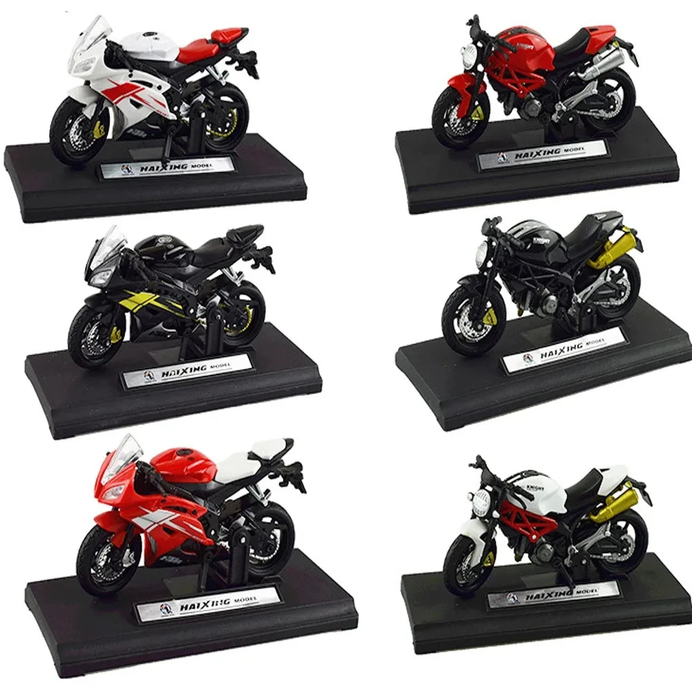 1:18 Scale Off-road Motorcycle Diecast Model Toy