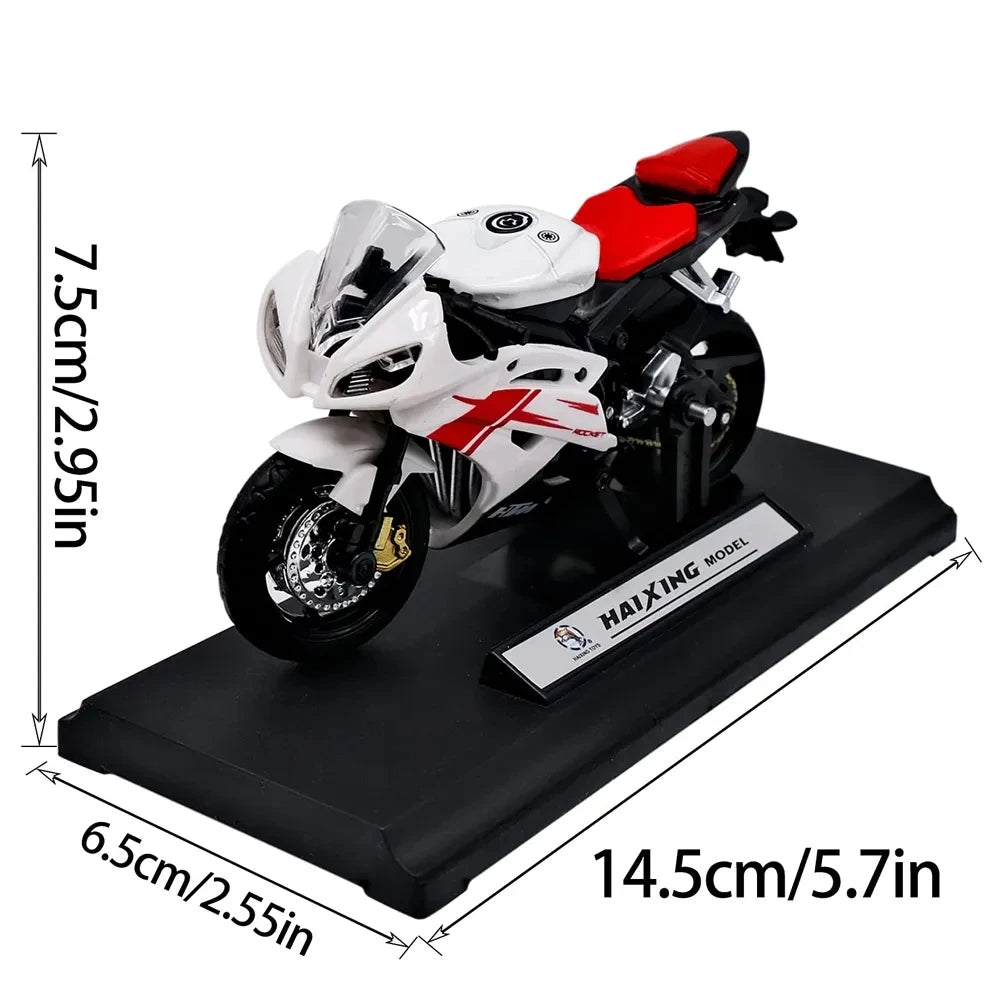 1:18 Scale Off-road Motorcycle Diecast Model Toy