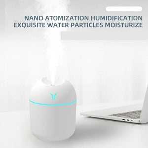 Whisper Mist USB Mini Air Humidifier & Aroma Diffuser